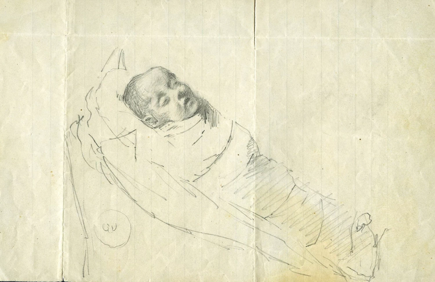 Ritratto di Gottardo neonato - Galleria d’Arte Moderna Ricci Oddi, Piacenza